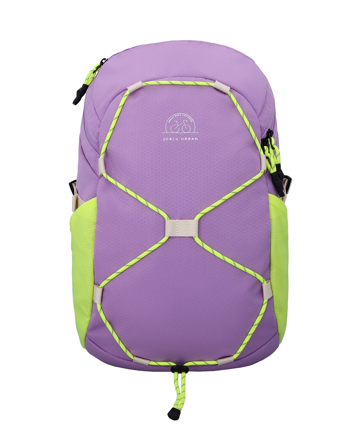 Lila Rucksack von Jo&Lu, Vorderansicht
